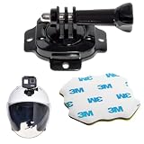 GLIDER GoPro 用 アクセサリー 回転ハウジングマウント付 曲面マウント 3M両面テープ付 360度回転 ヘルメット バイク アクションカメラ DJI GLD5124GP92
