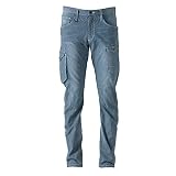 I'Z FRONTIER カーゴパンツ 7342 ブルーヒッコリー　79cm