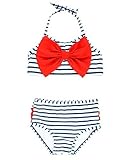 RuffleButts SWIMWEAR ベビー・ガールズ カラー: ブルー