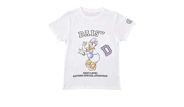 Amazon ディズニーストア 公式 半袖tシャツ L デイジー イニシャルワッペン Tシャツ カットソー 通販