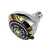 Bopaiバスルームultra-luxury 5-function調整可能2.5 GPM高圧力Rainfallステンレススチールマッサージwall-mountシャワーヘッドRainshower固定Sh