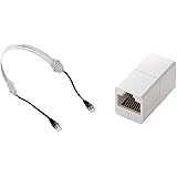 【屋内用中継コネクタ 1個セット】エレコム LANケーブル 0.5ｍ 屋外対応 すきま用 アルミ強化 CAT5e準拠 シルバー LD-VAPF/SV05
