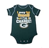 Green Bay Packers I ' m In Charge 。Infant Onesieサイズ3 – 6ヶ月ボディースーツ – チームカラー