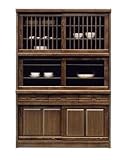 NEW天城 国産 タモ材 135 食器棚