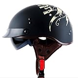 DGF ヘルメットバイクオートバイの男性と女性レトロサマープリンスヘルメットカップルヘルメットヘルメットフォーシーズンズユニバーサルヘルパーヘルメットゴーグル (色 : B, サイズ さいず : XL
