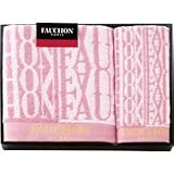 『法事 引き出物 お返し 香典返しなどに人気の商品』　フォション　バスタオル＆ウォッシュタオル　ピンクII　【掛け紙・包装可】