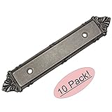 Cosmas 9466 WN風化ニッケルキャビネットハードウェアハンドルPullバックプレート/バックプレート – 3 "インチ( 76 mm )穴中心 – 10パック