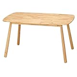 不二貿易 ダイニングテーブル ティムバ Natural Signature 幅135×奥行80cm ナチュラル 37011