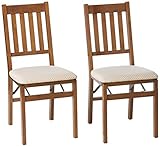 Stakmore Arts and Craft Folding Chair Finish, Set of 2, Fruitwood