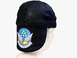 大好評 夏の定番、猛暑、UV対策「 ひんやりハット」おかげさまで年中売れてます！ひんやりハット「ブルーインパルス」 (ブラック【ブルーインパルス」)