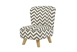 Babyletto Pop Mini Chevron Chair, Grey [並行輸入品]
