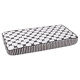 Bacati - Dots/Pin Stripes Grey Large Dots Changing Pad Cover by Bacati