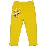 2017年 秋冬 アンパンマン フライス ぶら下がりプリント柄 ストレッチパンツ ANPANMAN イエロー◇80cm