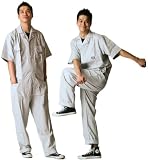 ディッキーズ Dickies (山田辰)夏用半袖 ツヅキ服 713 シルバーグレイ LLサイズ
