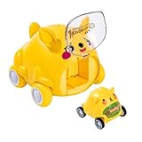 漫画のおもちゃの車 ミニブーメラン車 自動カタパルト車 子供のおもちゃの車 かわいい動物の形 早期教育知育玩具 子供のためのギフト