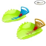 Davcor Moring 蛇口延長 子供用 手洗いサポート ウォーターガイド ベビ手洗い補助 洗面所パーツ 便利グッズ エクステンダー 踏み台 手洗いグッズ 取り付け簡単 木の葉型 2点セット