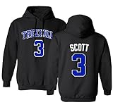 Ravensバスケットボールムービー# 3ルーカススコット・One Tree Hill Jerseyスタイルメンズパーカースウェットシャツ