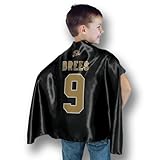 NFL新しいOrleans Saints Drew BreesブラックHero Cape