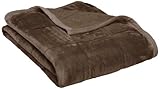 (Taupe) - Northpoint Baroque Quilted Berber Reversible Throw Blanket, Taupe