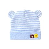 Outflower 帽子 ベビー 赤ちゃん おしゃれ コットン ニット帽 ベビー服 秋冬 保温 可愛い キッズ キャップ 誕生日 プレゼント 人気 ニットキャップ 新生児 防寒対策 0ヶ月～8ヶ月