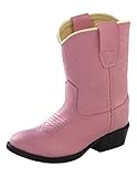 Old West toddler-girls 'ビニールCowgirl Boot Round Toe – vr9119i US サイズ: 4 Infant カラー: ピンク