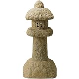 信楽焼　信楽BEST SELECTION　古信楽岩石春日灯籠・19号（全高59cm×全幅28cm）