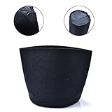 1ガロン植え袋　植栽バッグ　植木鉢　種苗バッグ　保育袋　植え袋　植栽袋　植栽カーバ　植物栽培　園芸 植物育成 野菜栽培　通気性 浸透性　収納 ポケット　ガーデン用 栽培用　不織布製　二本入り（2pcs