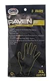 SAS Safety 66512 Raven Powder-Free Nitrile Gloves X-Large 3 Pack [並行輸入品]