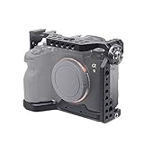 SIUTATDSH カメラ ケージ 適用 Sony ソニー A9II A7RIV Alpha 7RM4 a9 ii a7r iv カメラ専用ケージ 超拡張性 内蔵コールドシューマウント Arri規格のネジ穴がある Arca規格プレートがあり