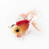 Craft Tamago 【1個】金魚 チャーム 立体 29*29mm 金魚【赤】