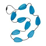 Skimmers Chew Teething Necklace by Gumigem - Denim by Gumigem