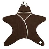 Tuppence & Crumble タッペンスアンドクランブル 星型アフガン Star Wrap スターラップ 4-10ヶ月用 チョコレート