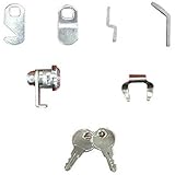 ソーラーグループlockst08メールボックスロック、ユニバーサル メタリック LOCKST08 1