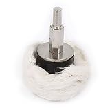 uxcell ポリッシュ ホイール 50mm 直径 マッシュルーム形 バフ ローテりー エレクトロニクス ドリルに