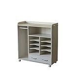 ランドセルラック 幅90　キャスター付　ホワイト　FJ-13WH