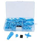 45個15コンポーネント青いプラスチックウォールピクチャーフレームネイルハンガーセット