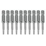 uxcell ドライバービット　トルクスドライバービット　6mm　六角シャンク　2mm　T7　磁気