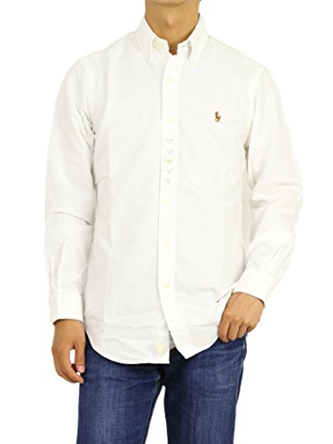 (ポロ ラルフローレン) POLO Ralph Lauren スタンダードフィット メンズ オックスフォード 長袖シャツ ボタンダウン 無地010439 [並行輸入品]