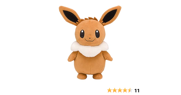 Amazon ポケモンセンターオリジナル ぬいぐるみ もふもふのイーブイ ぬいぐるみ おもちゃ