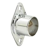 Prime-Line Products M 6100 Shower Rod Brackets, Chrome,(Pack of 2) by Prime-Line Products
