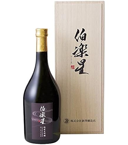 Amazon.co.jp: 伯楽星 純米大吟醸 金箔酒 2025干支ボトル 1800ml【2023