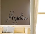 Angelina男の子女の子部屋保育園ベビーキッズ名前ビニール壁引用ステッカー