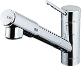 LIXIL(リクシル) INAX キッチン用 台付 浄水器内蔵シングルレバー混合水栓 ハンドシャワー付 メッキ JF-1451SYXU(JW)