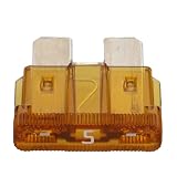 エーモン(amon) 平型ヒューズ 5A (約19×19×5mm) 5個入 3667