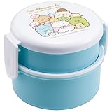 スケーター(Skater) 弁当箱 500ml 2段 丸型 おにぎりケース 抗菌 日本製 すみっコぐらし あつまるんです ONWR1AG-A