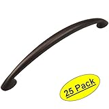 Cosmas 323 – 128orbオイルはブロンズモダンキャビネットハードウェアアーチハンドルプル – 5 "インチ( 128 mm )穴中心 – 25パック