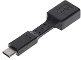 オーディオファン USBケーブル OTGケーブル USB-A - USB-C 約7cm ホスト変換アダプター ブラック