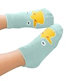 Plus Nao(プラスナオ) 子供用 赤ちゃん用 靴下 ソックス ショートソックス アニマルデザイン コットン 女の子 男の子 下着 くつ下 ベビー S ライトブルー