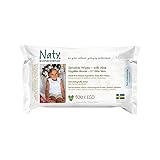 1パックアロエベラ56とNatyエコワイプ (Nature) (x 4) - Naty Eco Wipes with Aloe Vera 56 per pack (Pack of 4) [並行輸入品]