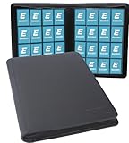 EGOSKY 1000+ポケット トレーディングカードバインダー 16ポケット サイドローディングカードホルダー アルバム MTG TCG スポーツカード ゲーム名刺用 (ブラック)